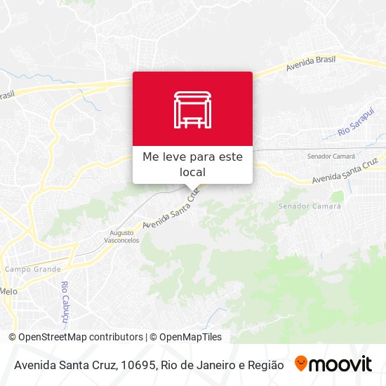 Avenida Santa Cruz, 10695 mapa