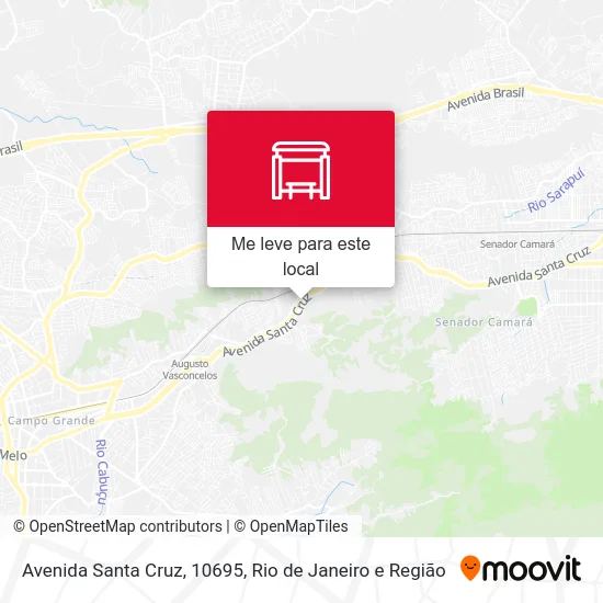 Avenida Santa Cruz, 10695 mapa