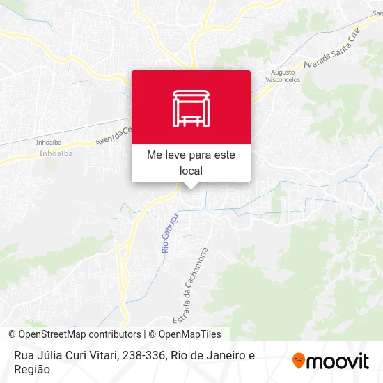 Rua Júlia Curi Vitari, 238-336 mapa