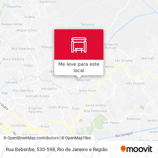 Rua Beberibe, 530-598 mapa