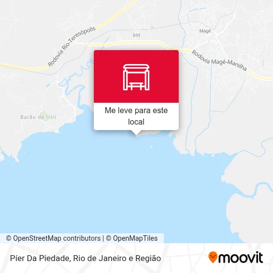 Píer Da Piedade mapa