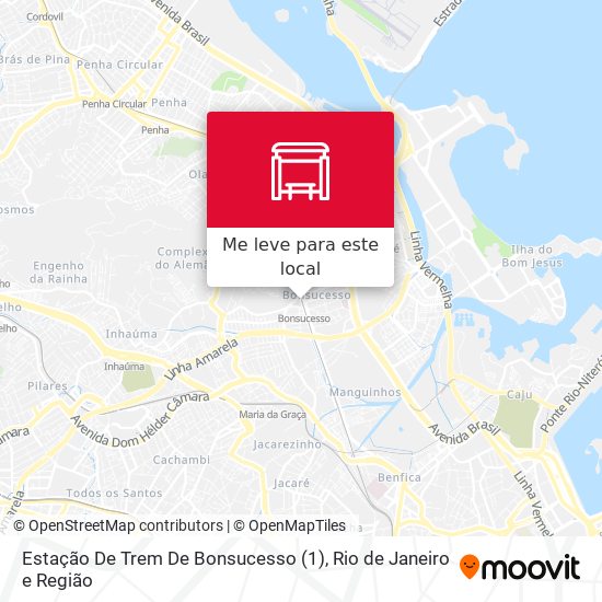 Estação De Trem De Bonsucesso (1) mapa