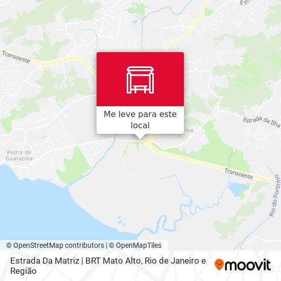 Estrada Da Matriz | BRT Mato Alto mapa