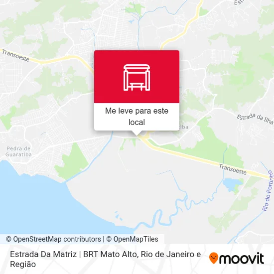 Estrada Da Matriz | BRT Mato Alto mapa