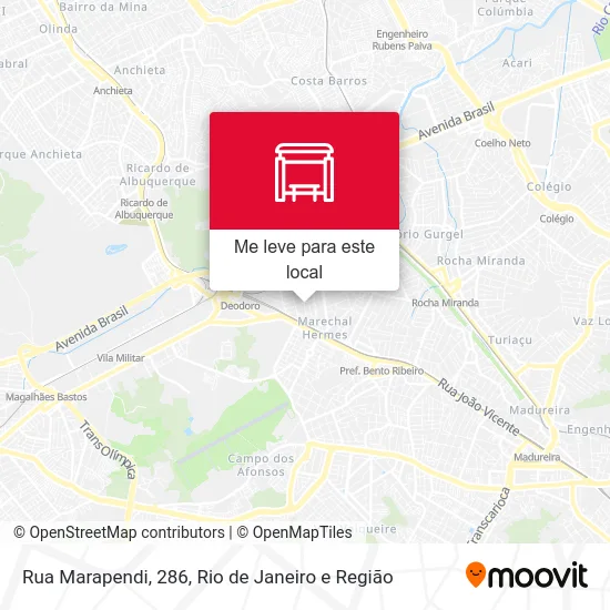 Rua Marapendi, 286 mapa