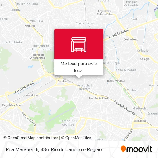 Rua Marapendi, 436 mapa