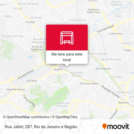 Rua Jabiri, 287 mapa