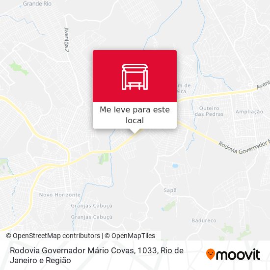 Rodovia Governador Mário Covas, 1033 mapa