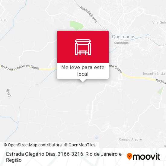 Estrada Olegário Dias, 3166-3216 mapa