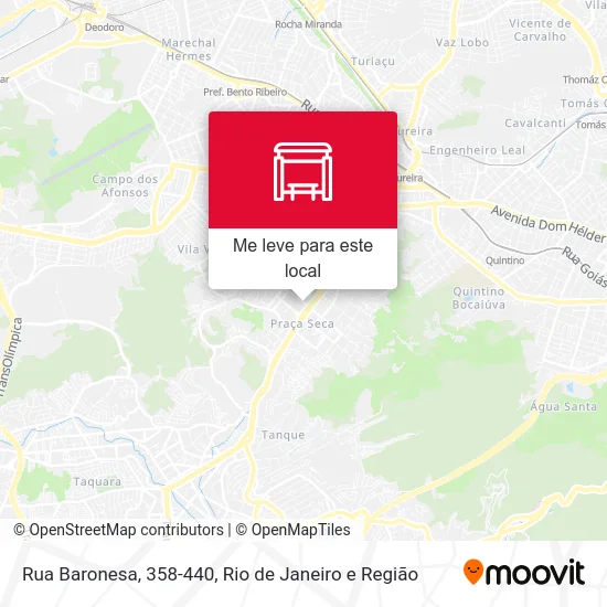 Rua Baronesa, 358-440 mapa