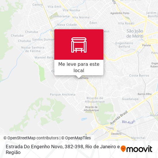 Estrada Do Engenho Novo, 382-398 mapa