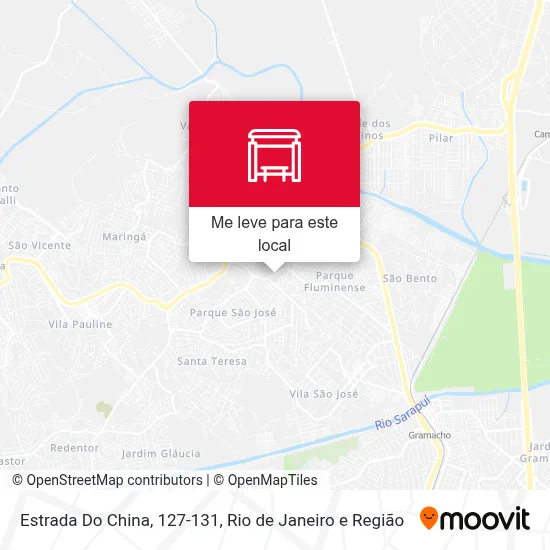 Estrada Do China, 127-131 mapa