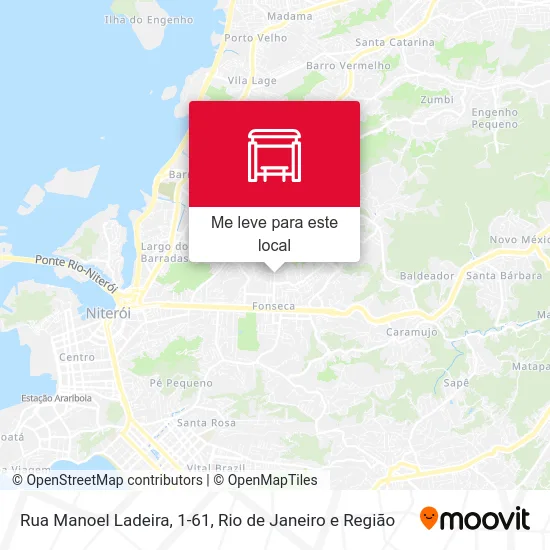 Rua Manoel Ladeira, 1-61 mapa