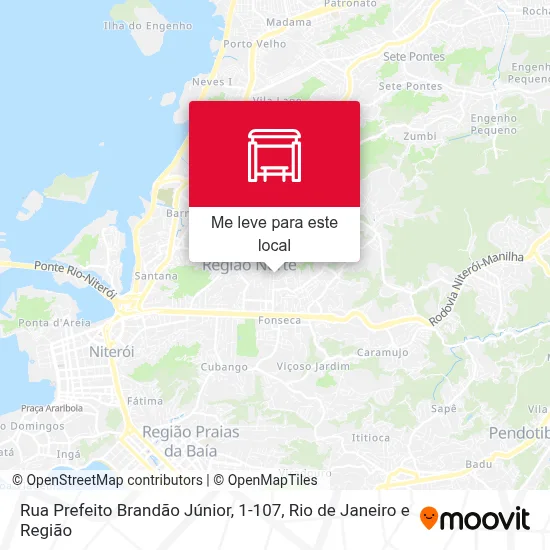 Rua Prefeito Brandão Júnior, 1-107 mapa