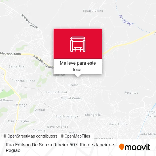 Rua Edilson De Souza Ribeiro 507 mapa