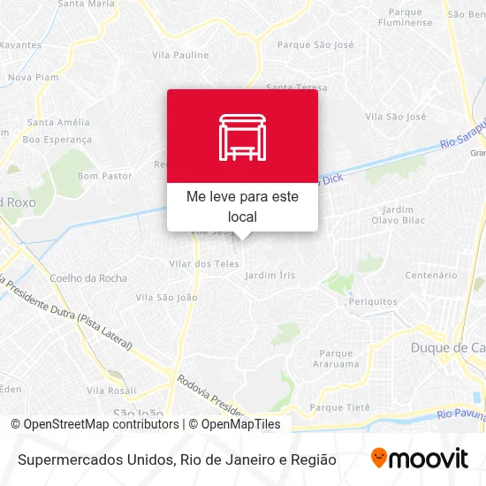 Supermercados Unidos mapa