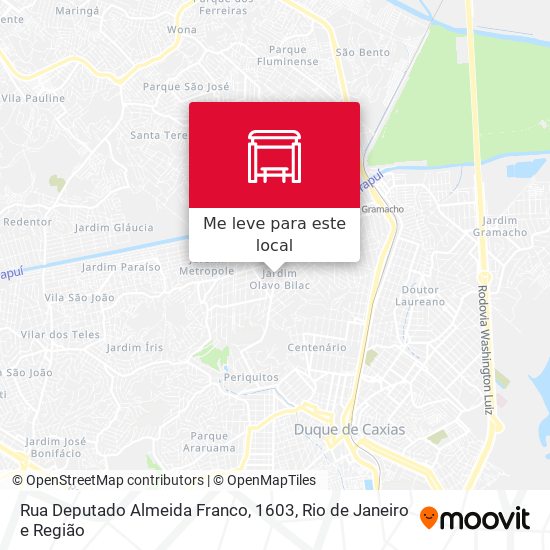 Rua Deputado Almeida Franco, 1603 mapa