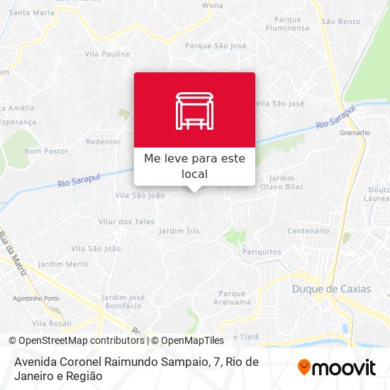 Avenida Coronel Raimundo Sampaio, 7 mapa