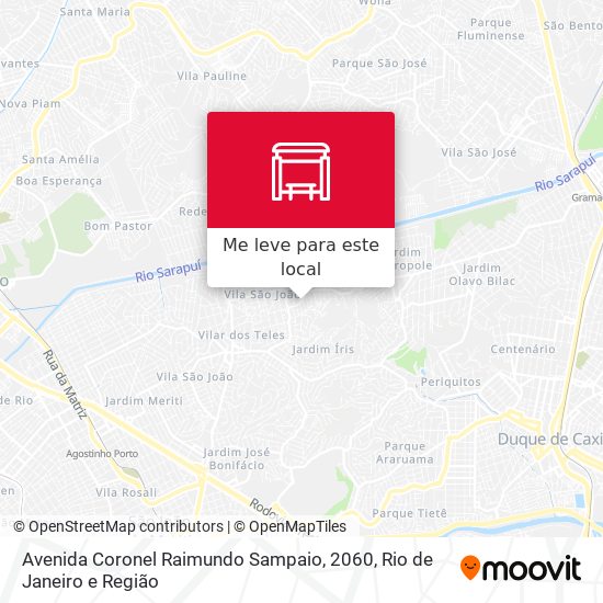 Avenida Coronel Raimundo Sampaio, 2060 mapa