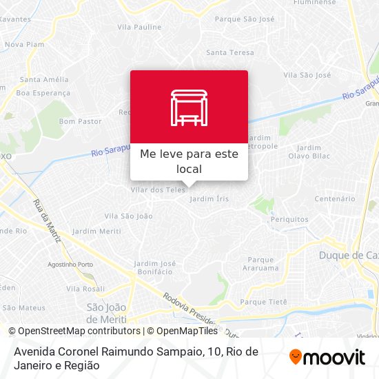 Avenida Coronel Raimundo Sampaio, 10 mapa