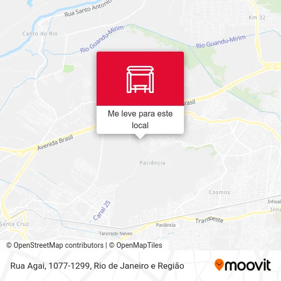 Rua Agai, 1077-1299 mapa