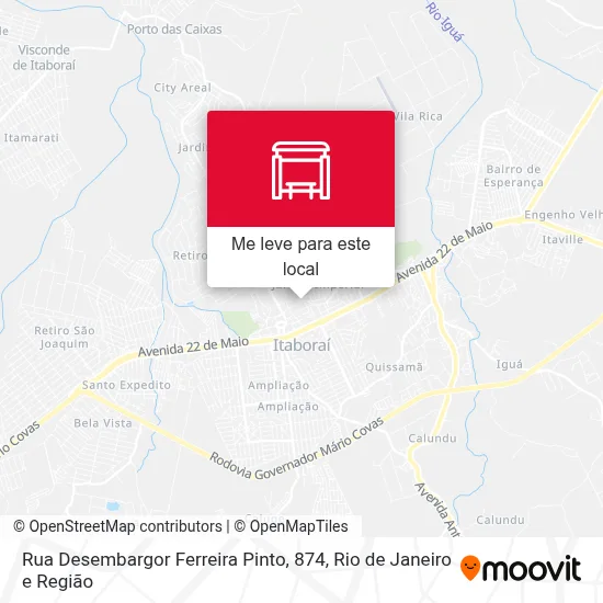 Rua Desembargor Ferreira Pinto, 874 mapa