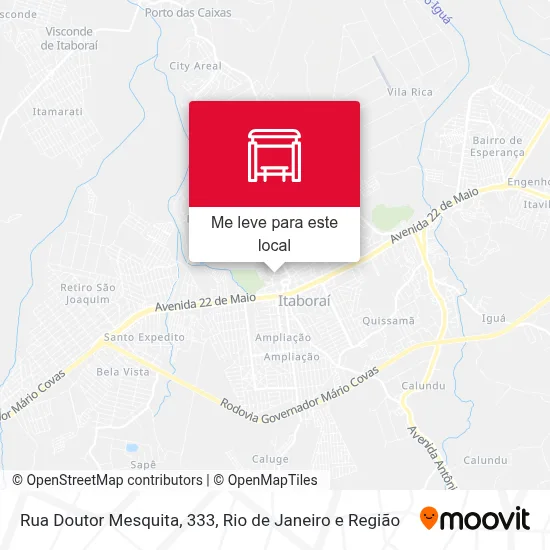 Rua Doutor Mesquita, 333 mapa