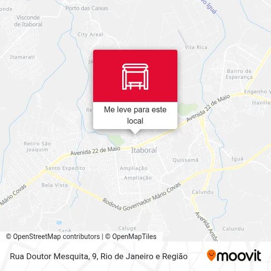 Rua Doutor Mesquita, 9 mapa