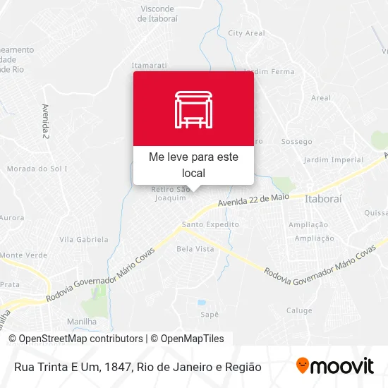 Rua Trinta E Um, 1847 mapa