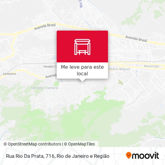 Rua Rio Da Prata, 716 mapa