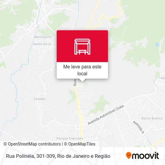 Rua Polinéia, 301-309 mapa