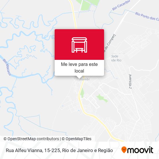 Rua Alfeu Vianna, 15-225 mapa