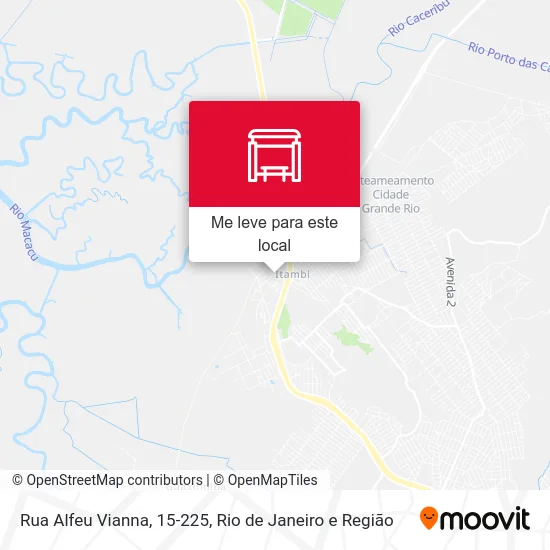 Rua Alfeu Vianna, 15-225 mapa