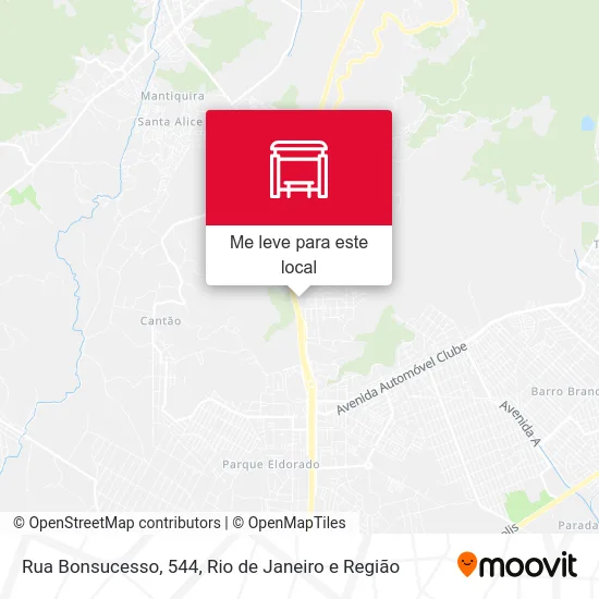 Rua Bonsucesso, 544 mapa