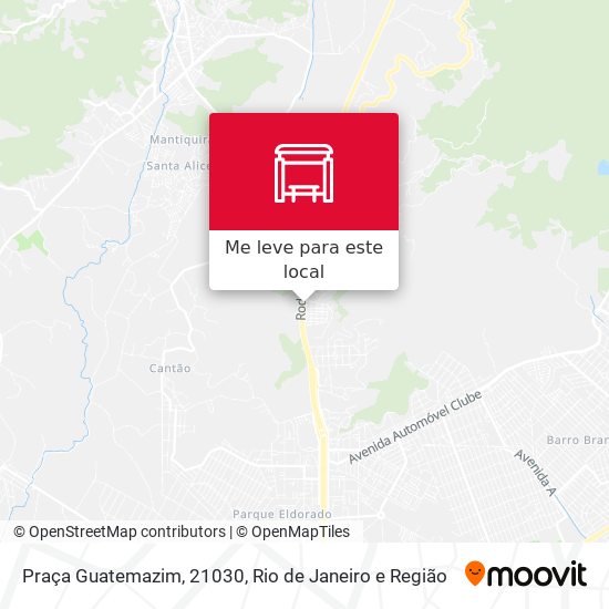 Praça Guatemazim, 21030 mapa