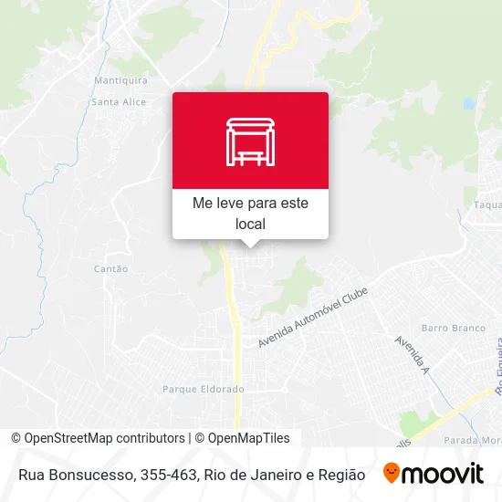 Rua Bonsucesso, 355-463 mapa