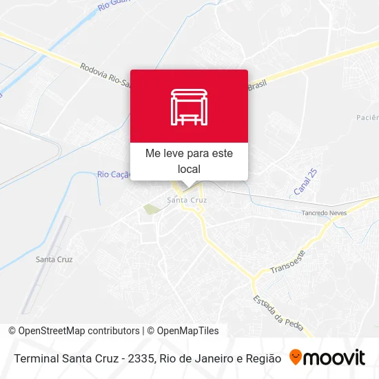 Terminal Santa Cruz - 2335 mapa