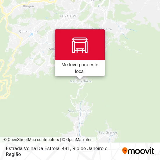 Estrada Velha Da Estrela, 491 mapa
