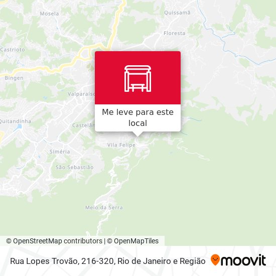 Rua Lopes Trovão, 216-320 mapa