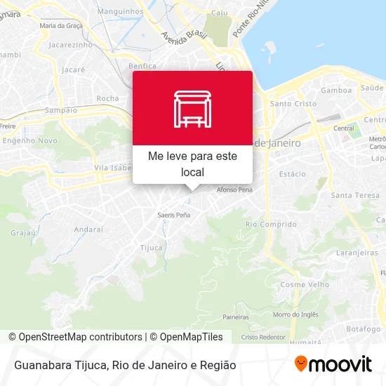 Guanabara Tijuca mapa