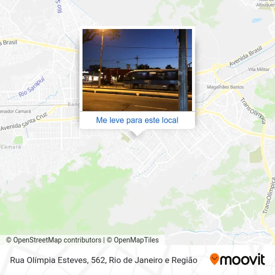 Rua Olímpia Esteves, 562 mapa
