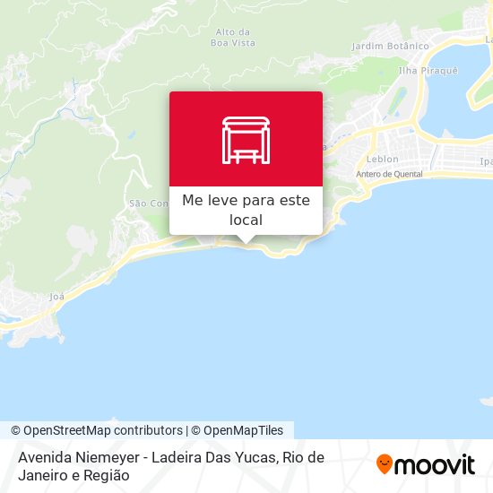 Avenida Niemeyer - Ladeira Das Yucas mapa