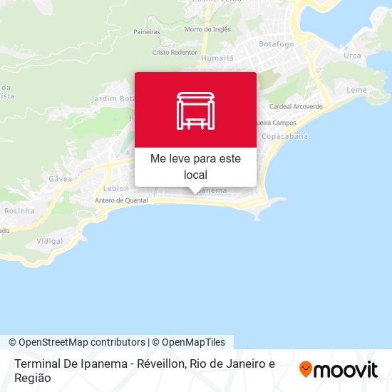 Terminal De Ipanema - Réveillon mapa