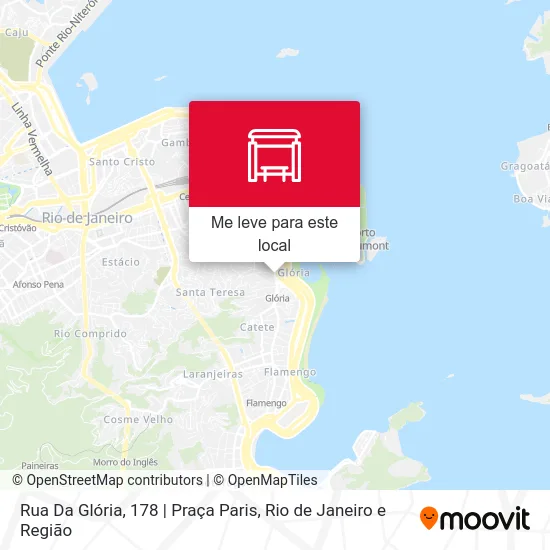 Rua Da Glória, 178 | Praça Paris mapa
