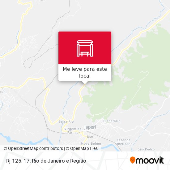 Rj-125, 17 mapa