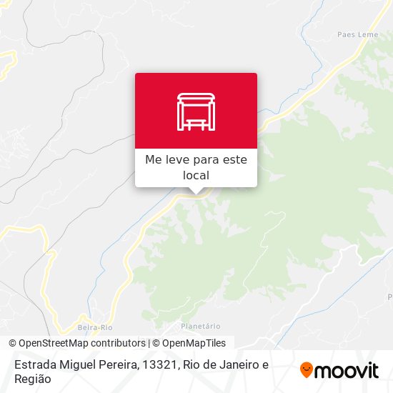 Estrada Miguel Pereira, 13321 mapa