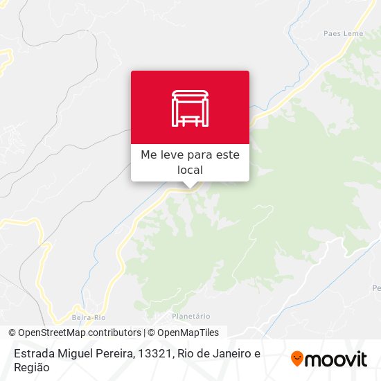 Estrada Miguel Pereira, 13321 mapa