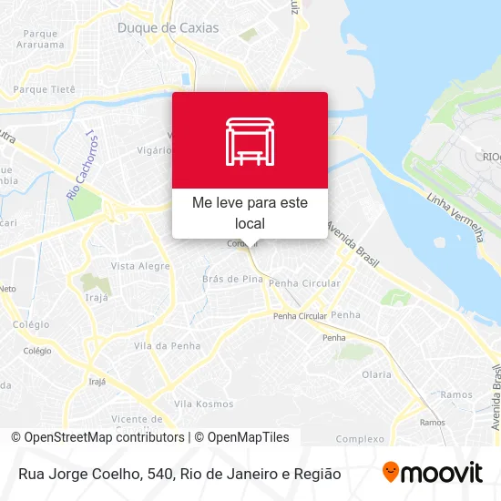 Rua Jorge Coelho, 540 mapa
