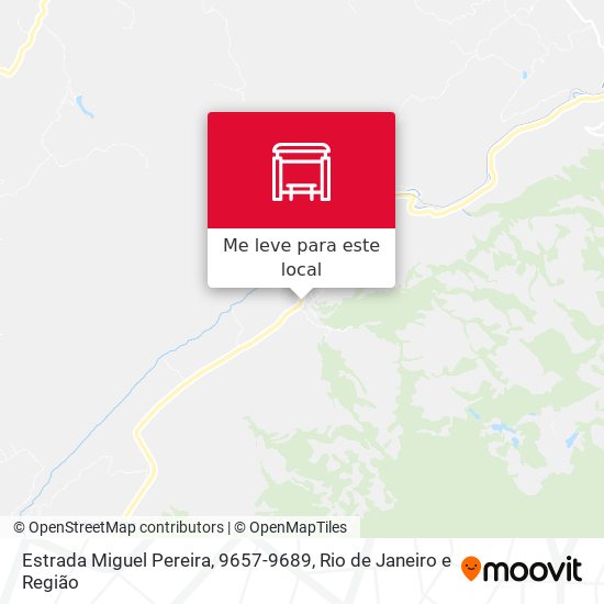 Estrada Miguel Pereira, 9657-9689 mapa