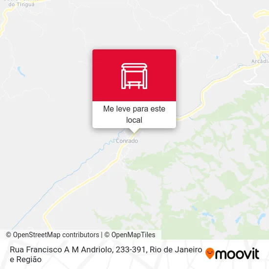 Rua Francisco A M Andriolo, 233-391 mapa